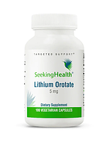 Микроэлемент Seeking Health Lithium Orotate 5 mg Литий Оротат, 100 шт.