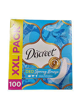 Гігієнічні прокладки щоденного використання Discreet Deo Spring Breeze XXL Pack 100 шт.