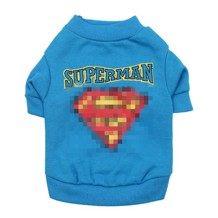 Футболка для котів Pet Style "Superman" Синя XS