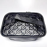 Косметичка жіноча чорна у формі скриня, фото 4