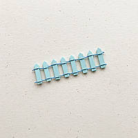 Мініатюра паркан огорожі для діорами 10*3 см Блакитний