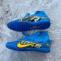 Сороконожки Nike Air Zoom Superfly IX / Багатошипки Найк Аір Зум з носком / Футбольне взуття