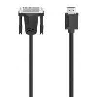 Кабель мультимедийный DVI to HDMI 1.5m Ultra HD 4K Black HAMA (00200715)