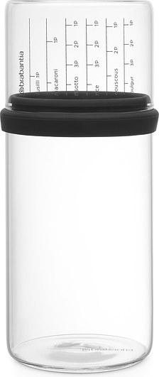 Brabantia ємність для зберегання з кухонною мірною чашкою 1.0 л.темно-сіра