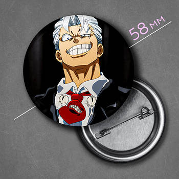 "Анді (Немертвий і невдача / Undead Unluck)" значок круглий на булавці Ø58 мм