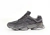 Мужские кроссовки New Balance 9060 Grey (серые) демисезонные стильные замшевые кроссы Y14565