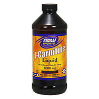 L-карнитин NOW L-Carnitine Liquid 1000 mg 473 ml (Citrus)