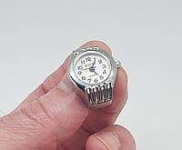 Часы-кольцо на палец кварцевые (роз. циферблат) арт. 02275