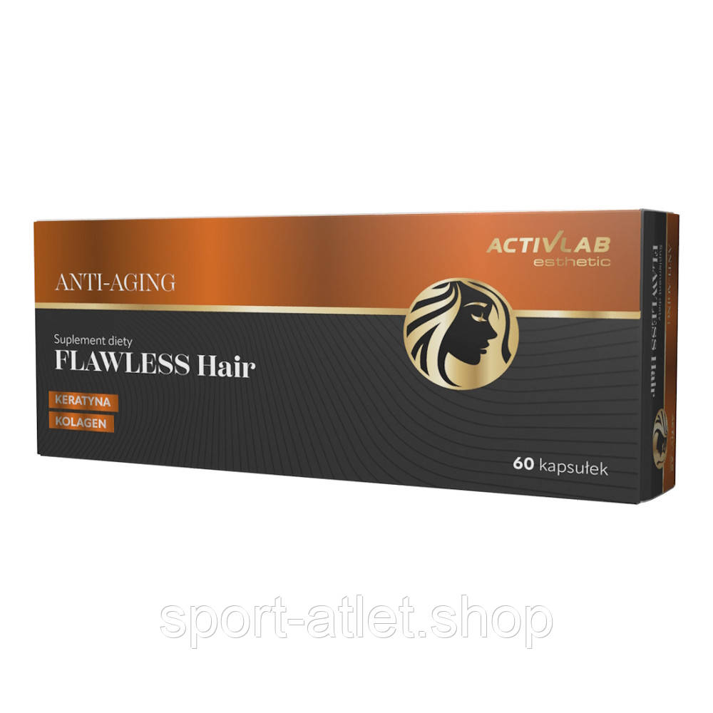 Вітаміни та мінерали Activlab Anti-Aging Flawless Hair, 60 капсул