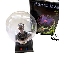 Плазменный шар с молниями ночник светильник Plasma Light Magic Flash Ball BIG 5 дюймов | Настольная лампа!