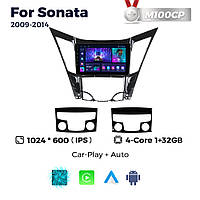 Штатная магнитола Hyundai Sonata (YF) (2009-2014) M100 (1/16 Гб), HD (1280x720) IPS, GPS