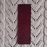 Клапан сумки вузький. "Слон". Бордо, фото 2