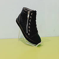 Дитячі черевики для дівчинки, дитячі черевики на флісі для дівчинки, весняні хайтопи дівчинці