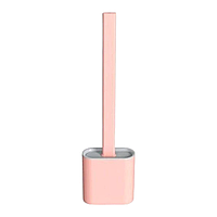 Щётка для унитаза силиконовая Liquid Toilet Brush Розовая