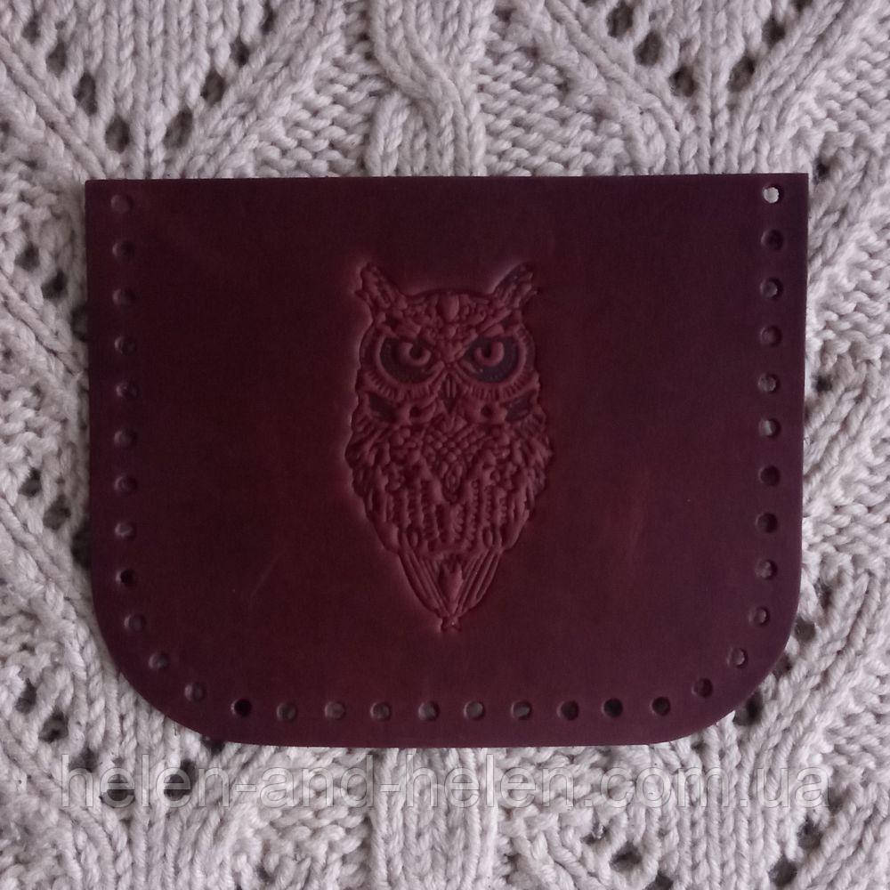 Кишенька для сумки "Філін". Бордо, фото 1