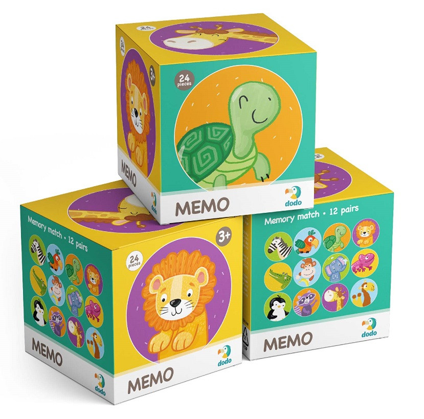 Гра міні мемо Dodo Дикі тварини (300157)