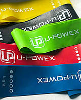 Фитнес резинки U-Powex 4 штук в комплекте! лучшее качество