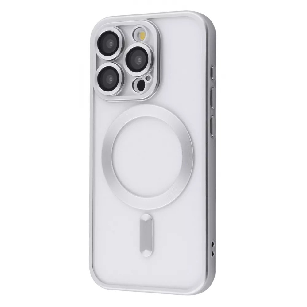 Чохол для телефона PRC Metal Matte Case with MagSafe iPhone 15 Pro White titanium