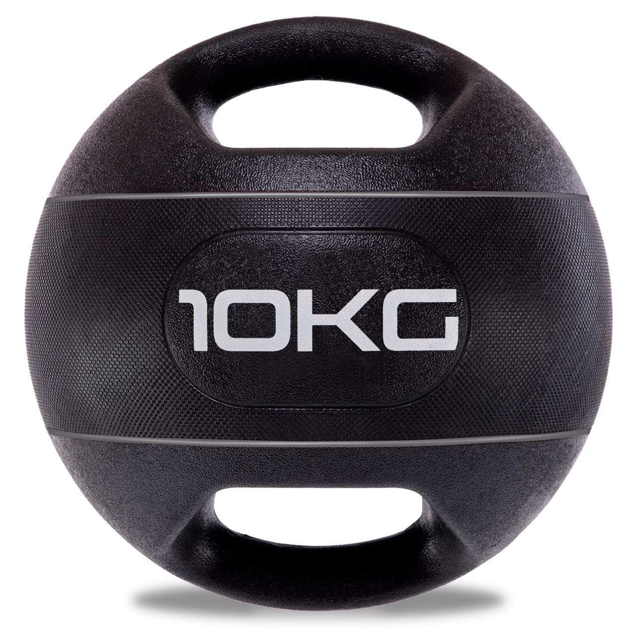 М'яч медичний медбол 10 кг із двома ручками Zelart Medicine Ball TA-7827-10