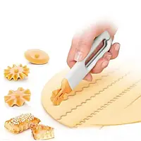 Нож-резак колесо для лапши и пиццы Cutter Set Белый