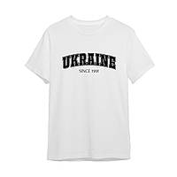 Футболка унисекс белая "Ukraine"