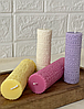 Свічка Вишиванка із соєвого воску різнокольорові свічки інтер'єрна свічка ароматна свічка лаванда 60 г, фото 2