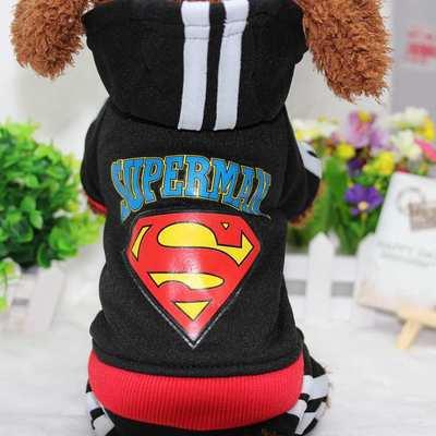Комбінезон для котів Pet Style "Superman" Чорний XS