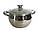 Каструля з кришкою Bohmann BH 2315-20 grey (3.8 л Ø20 см), фото 4