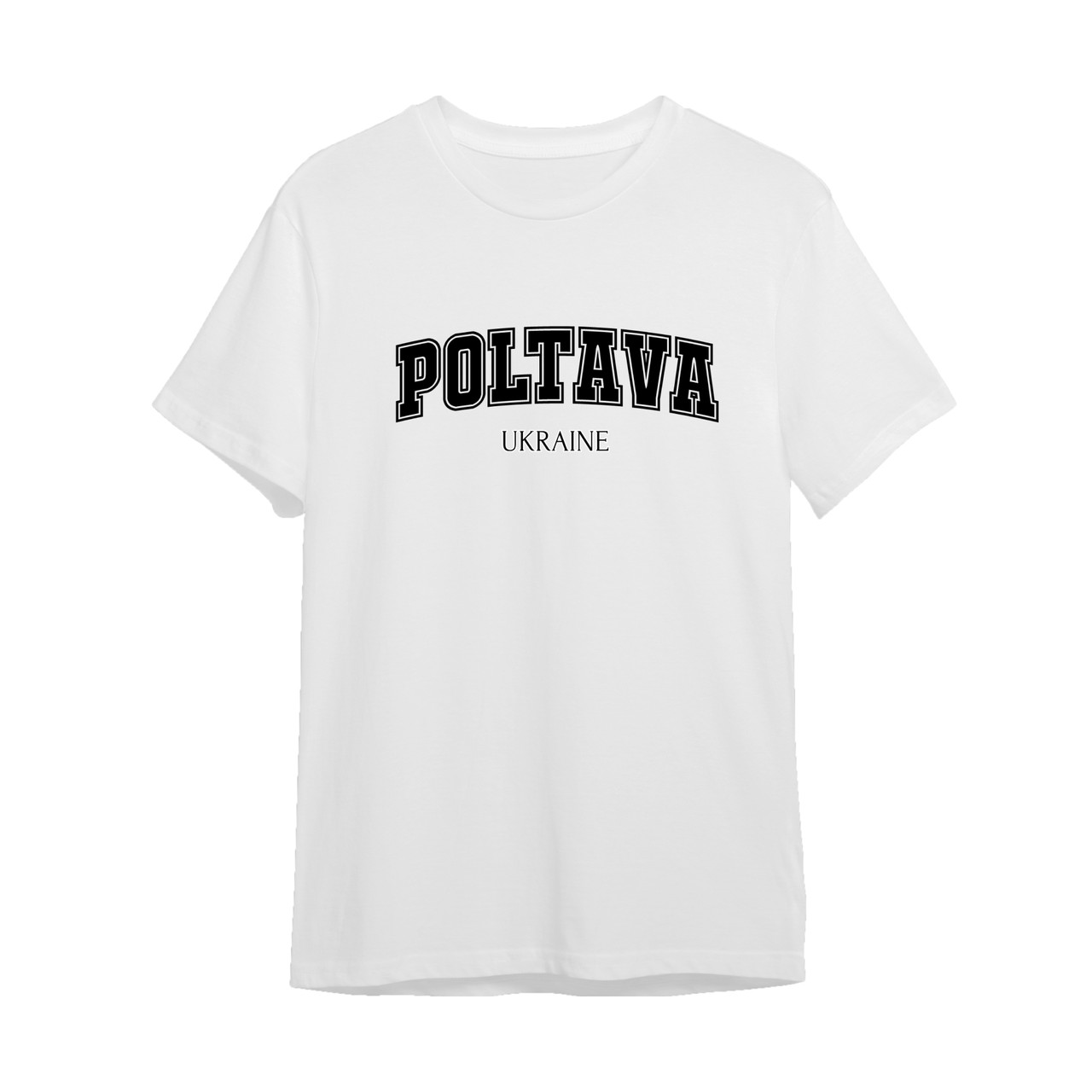 Футболка унісекс біла "Poltava"