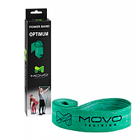 Power Band Optimum - Green, резинка для упражнений, резиновая петля для спорта, еспандер петля, резинка спорт