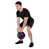 М'яч медичний медбол 8 кг із двома ручками Zelart Medicine Ball TA-7827-8, фото 9