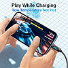 Кабель зарядний ESSAGER USB-C to Lightning Enjoy LED Digital Display Cable 29 W 2 м Black (EXCTL-XYA01-P), фото 6