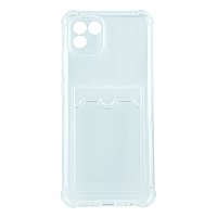 Прозрачный чехол Pocket Card Transparent case для Samsung A03