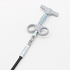 Гнучкий трос для чищення каналізаційних труб від засорів із щупом, Змійка, 60 см / Інструмент для чищення труб, фото 4