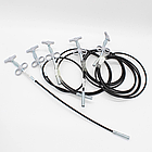 Гнучкий трос для чищення каналізаційних труб від засорів із щупом, Змійка, 60 см / Інструмент для чищення труб, фото 2