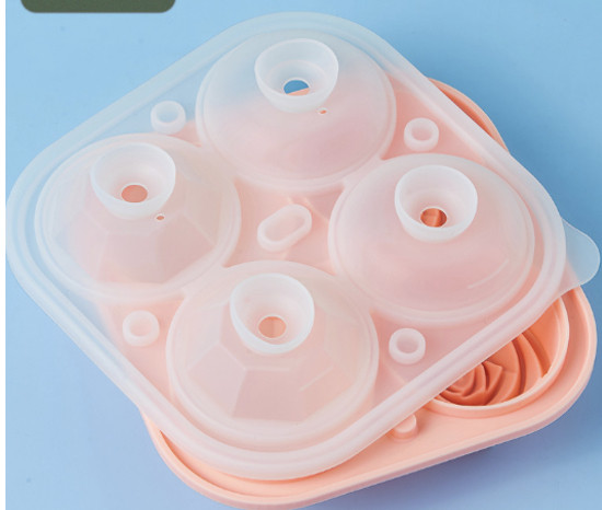 Форма силіконова з кришкою для льоду шоколаду цукерок випічки Контейнер для заморожування 13 х 13 см, фото 1