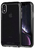 Чохол силіконовий протиударний Tech21 Evo Check для Iphone XR (6.1") Чорний Smokey Black