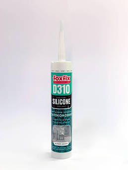 Силіконовий герметик FoxFix D310-310ml САНІТАРНИЙ БІЛИЙ (для ванн та душових кабін) (Turkey)