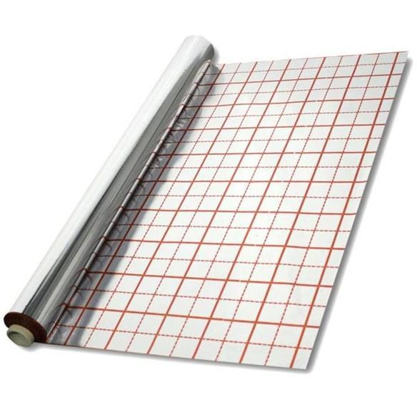 Тепловідбивна підкладка ITAL-therm 30 (мк, µ) 50 М з розміткою фольгована для теплої підлоги
