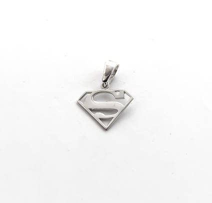 Підвіска Супермен зі срібла 925 проби, магазин Myuvelir