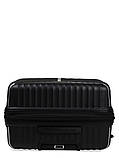 Валіза велика L поліпропілен чорна 76х51х31+5/126л/4.4кг/Snowbal 05103, фото 6