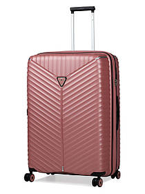 Валіза велика L поліпропілен пудра 76х51х31+5/126л/4.4кг/Snowbal 05103