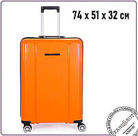 Валіза Aero велика TM Columbus, 74 х 51 х 32 см, 4,7 кг, помаранчевий (1310-03)