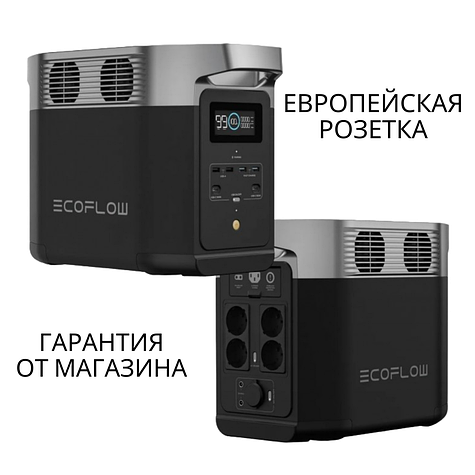 Універсальна портативна зарядна станція EcoFlow DELTA 2 (ZMR330-EU) потужністю 2400W