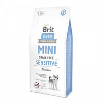 Корм для собак мелких пород Brit Care Mini Sensitive Venison 7кг