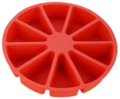 Форма для випікання силіконова Calve (Кальве) 30х5 см (CL-4600) Червоний