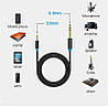 Кабель аудіо Vention minijack 3.5 мм — Jack 6.35 мм 2 м Black (BABBH), фото 5