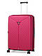 Набір з 3х валіз Франція поліпропілен з розширенням велика середня мала (L M S) рожевий | Snowball 05103, фото 2