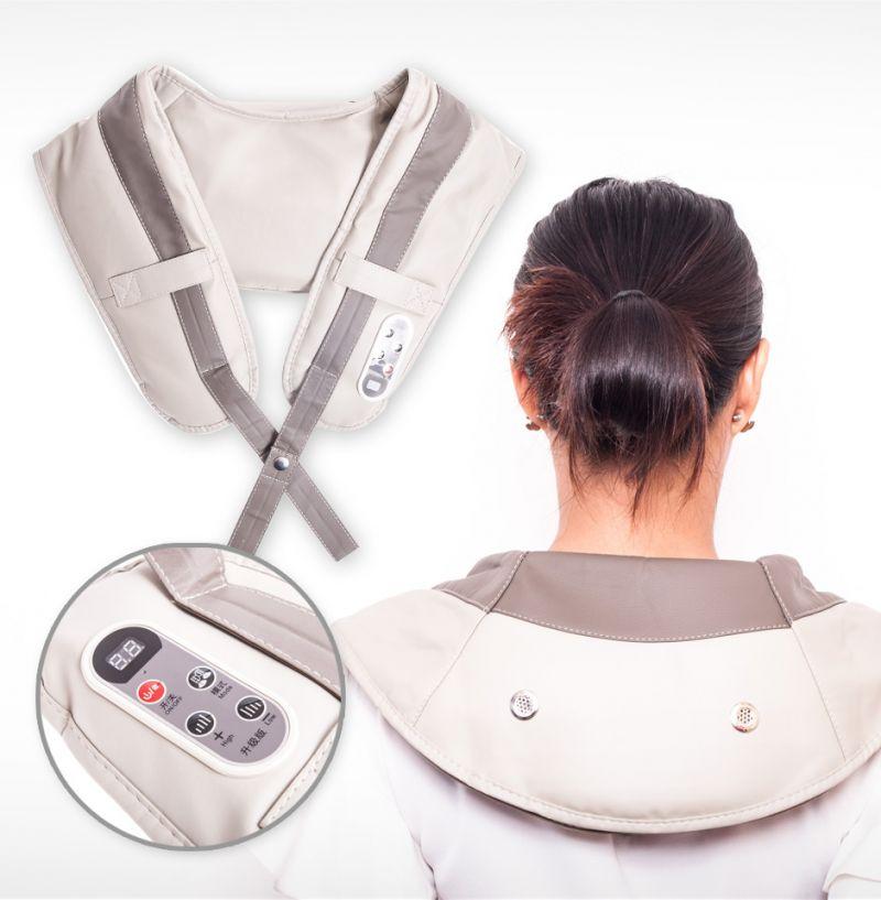 Вібромасажер для спини, плечей і шиї Cervical Massage Shawls (Сервикал Масаж Шолс)! найкраща якість