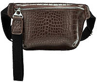 Женская сумка из искусственной кожи под крокодила Edibazzar Коричневый (SR21R brown)